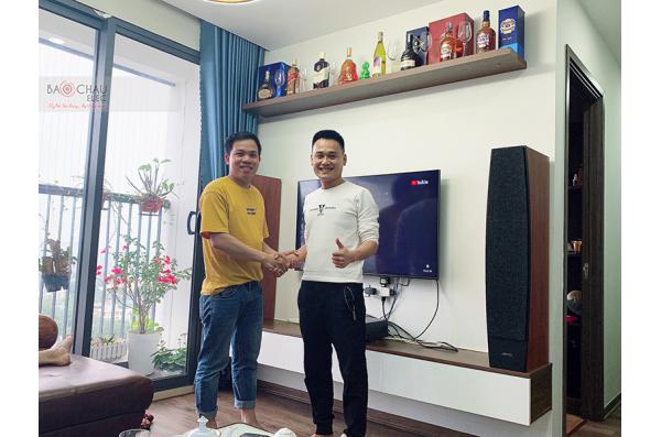 Lắp đặt dàn karaoke – nghe nhạc gia đình anh Tuyến tại Thanh Hóa (Jamo C97II, Bksound DKA5500)