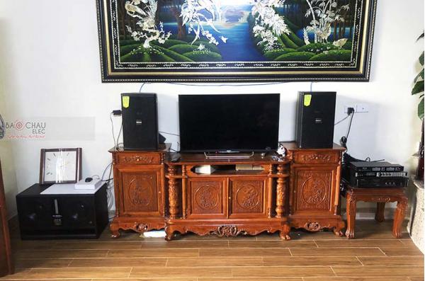 Lắp đặt dàn karaoke gia đình anh Cường tại Phú Thọ (Domus DP6100, VM630A, X6 Luxury, BJ-W66 Plus...)