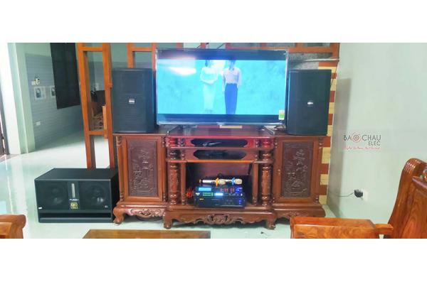 Lắp đặt dàn karaoke gia đình anh Dũng tại Hà Nội (BIK BSP412, VM630A, BPR8500, BJ-W66 Plus, BJ-U550)