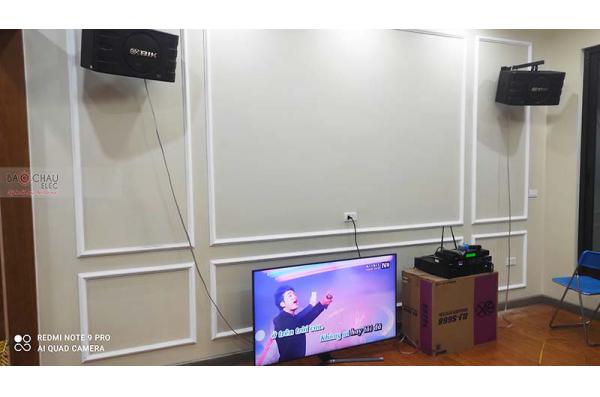 Lắp đặt dàn karaoke gia đình anh Hà tại Hà Nội (BIK BJ-S668, VM420A, DSP9000 Plus, U900 Plus X)