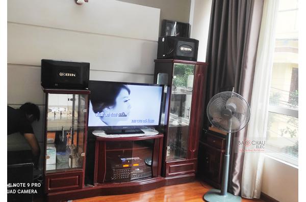 Lắp đặt dàn karaoke gia đình anh Hải tại Hà Nội (BIK BQ-S63, Jarguar 203 Gold Limited, U900 Plus)