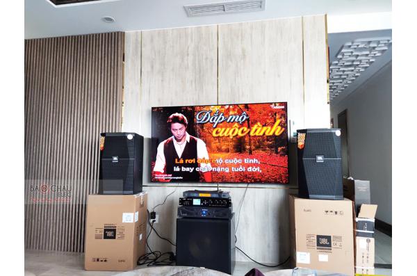 Lắp đặt dàn karaoke gia đình anh Hồ tại TP HCM (JBL XS12, Xli3500, AAP K9800, SPL120, BCE VIP 3000)