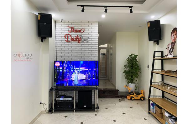 Lắp đặt dàn karaoke gia đình anh Linh tại Hà Nội (JBL XS12, VM620A, K9800 New, SW815, JBL VM300)