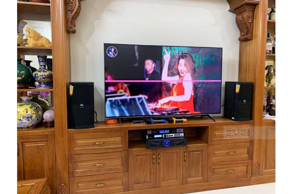 Lắp đặt dàn karaoke gia đình anh Thắng tại Hà Nội (JBL XS08, Crown Xli2500, X6 Luxury, BJ-U500)