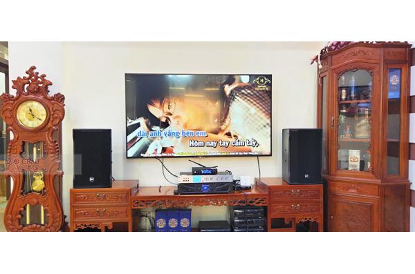 Lắp đặt dàn karaoke gia đình anh Trường tại Lào Cai (RCF CMAX 4110, KVS700, AAP K9800, JBL VM300)