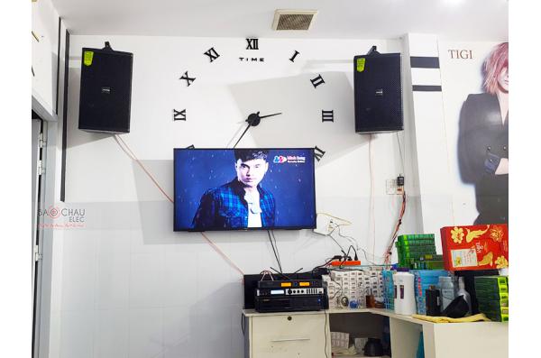 Lắp đặt dàn karaoke gia đình anh Tuấn tại Trà Vinh (Domus DP6120, VM620A, X6 Luxury, BCE U900Plus)