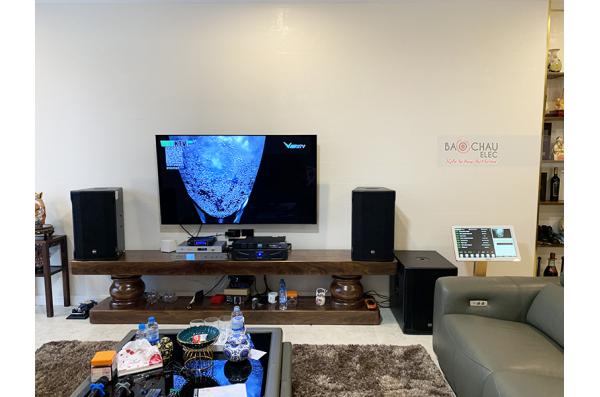 Lắp đặt dàn karaoke gia đình chú Minh tại Hà Nội (RCF CMAX 4112, Xli3500, K9800, RCF705-AS2,...)