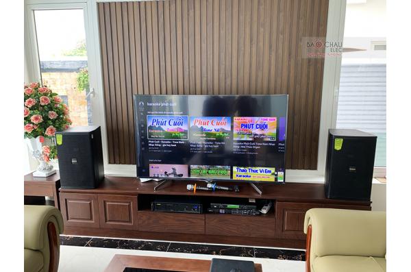Lắp đặt dàn karaoke gia đình anh Trường tại Thanh Hóa (Domus DP6100, VM620A, DSP9000 Plus,...)