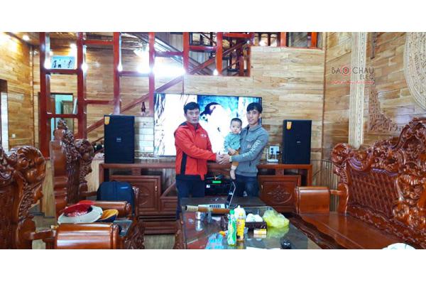 Lắp đặt dàn karaoke gia đình anh Triều tại Thanh Hóa (Domus DK612S, VM620A, DSP9000 Plus,...)