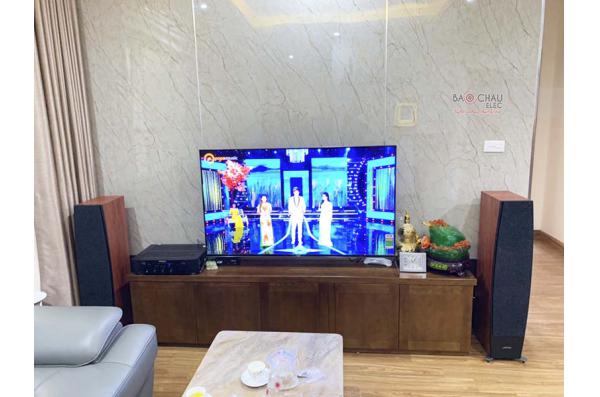 Lắp đặt dàn nghe nhạc cho gia đình anh Tuy tại Hà Nội (Jamo C95II, Marantz PM6006)