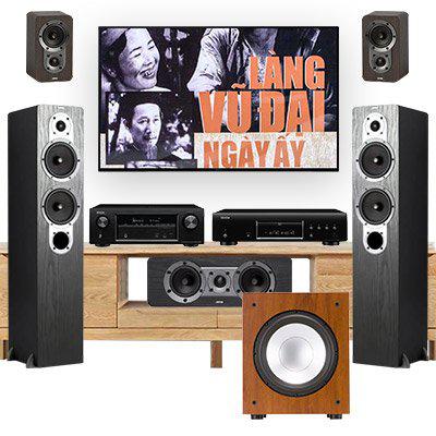 Dàn âm thanh 5.1 xem phim, nghe nhạc BC-NNXP06 (Jamo S426 HCS+ Jamo J810+ Denon AVR-X550BT)