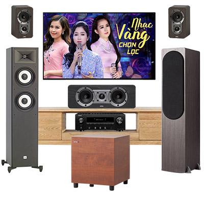Dàn nghe nhạc Jamo 03 (Jamo S426 HCS3+Denon AVR X1600H)