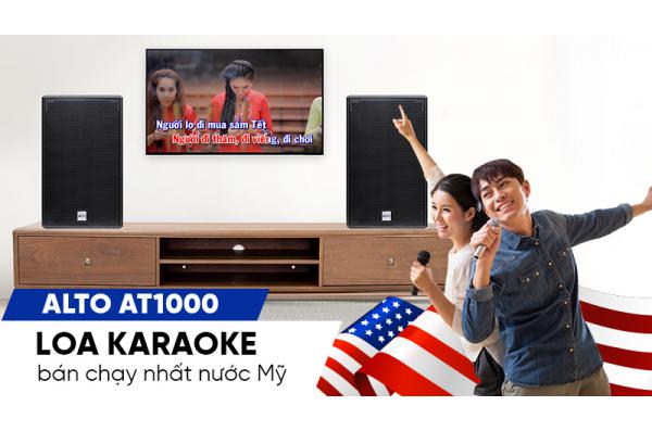 Dàn karaoke gia đình Alto AT1000 dòng loa chất lượng tốt