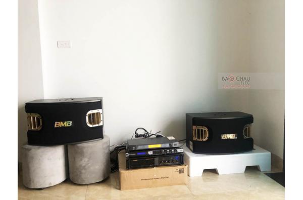 Lắp đặt dàn karaoke gia đình anh Hiệp tại Hà Nội (BMB CSV 900SE, VM840A, JBL KX180, BCE VIP3000)