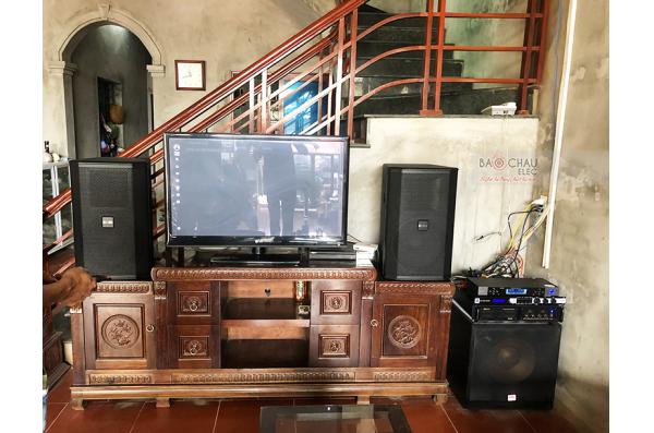 Lắp đặt dàn karaoke gia đình anh Việt tại Vĩnh Phúc (BIK BSP 412, VM640A, KX180, SW715, BIK BJ-U550)