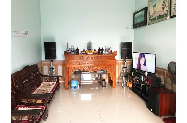 Lắp đặt dàn karaoke gia đình anh Vĩnh tại Bắc Giang (Lenovo KS750, VM620A, DSP9000 Plus, SW612C...)