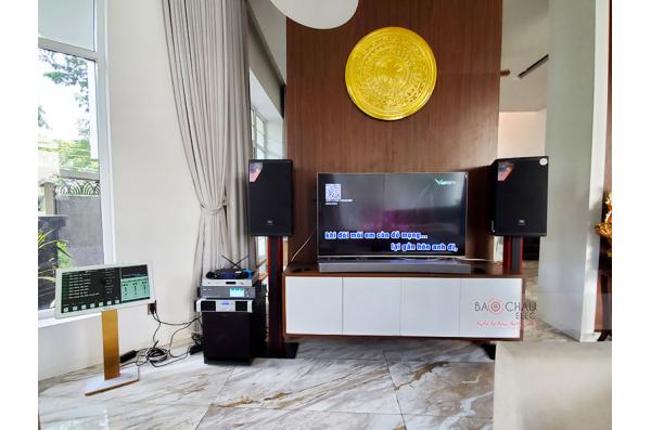 Lắp đặt dàn karaoke gia đình anh Vũ tại Cần Thơ (JBL MTS12, Famousound 7208, AAP K9900II, SPL120,..)