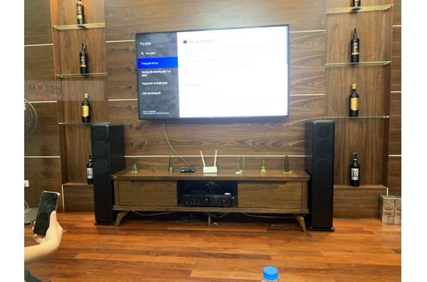 Lắp đặt dàn nghe nhạc gia đình chị Thủy tại Hà Nội (Wharfedale D330, Denon PMA-600NE)