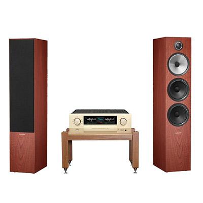 Dàn nghe nhạc HI-End 22 (B&W 703 S2 Rosenut + Accuphase E-370)