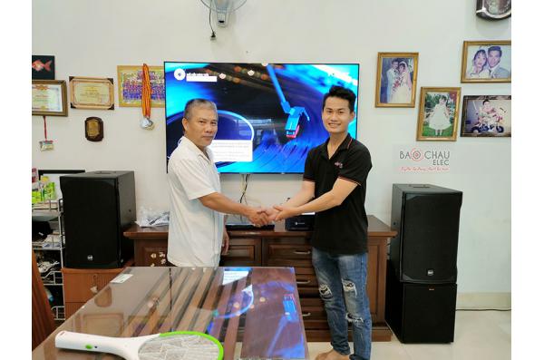 Lắp đặt dàn karaoke anh Khoa tại TP HCM (RCF EMAX 3112, Crown T5, X6 Luxury, R120SW, UGX12 Luxury)