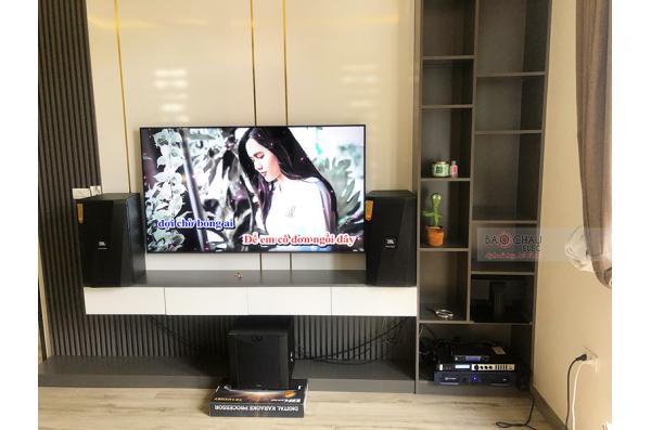 Lắp đặt dàn karaoke gia đình anh Đức tại Hòa Bình (JBL KPS1, Crown T5, X6 Luxury, NS-SW300, VM300)