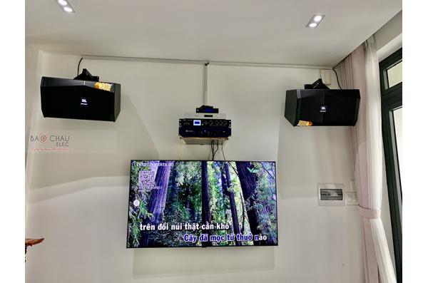 Lắp đặt dàn karaoke gia đình anh Dũng tại TP HCM (JBL XS12, Crown T7, K9800, SPL120, VM200...)