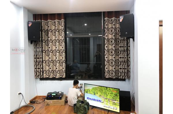 Lắp đặt dàn karaoke gia đình anh Linh tại Hà Nội (JBL MTS12, VM840A, KX180, R120SW, UGX12 Luxury)