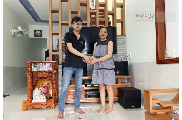 Lắp đặt dàn karaoke gia đình anh Minh tại Vũng Tàu (JVL CV1652T, VM820A, DSP9000 Plus, A100P, UGX12)