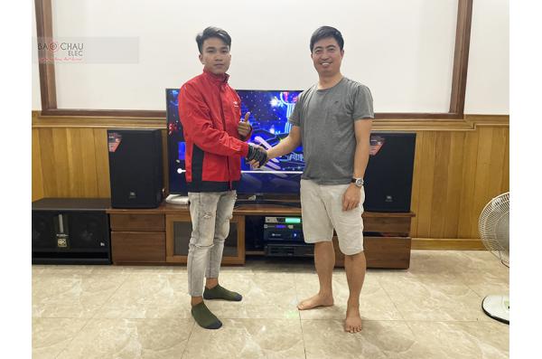 Lắp đặt dàn karaoke gia đình chị Sen tại Đồng Nai (JBL MTS12, Crown T5, VM420A, KX180, W66, UGX12)