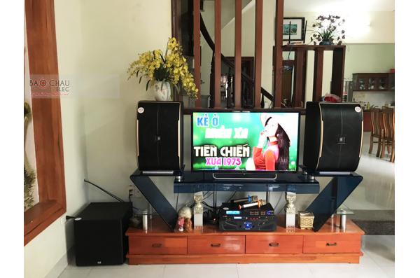 Lắp đặt dàn karaoke gia đình chị Thuyên tại Bắc Ninh (JBL Pasion 12, Xli2500, BPR-6000, A120P, U550)