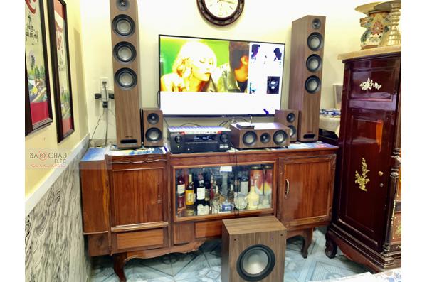 Lắp đặt dàn nghe nhạc cho anh Phi tại TP HCM (Jamo S809, Denon AVR-X2700H, Jamo S810)