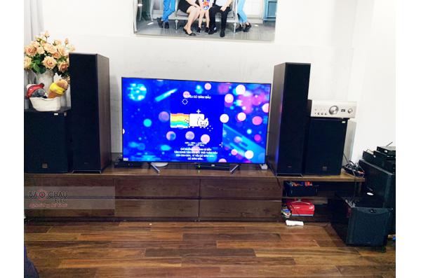 Lắp đặt dàn nghe nhạc cho anh Phương tại Hà Nội (Klipsch RP8000F, Denon PMA-2500Ne, NS-SW300)