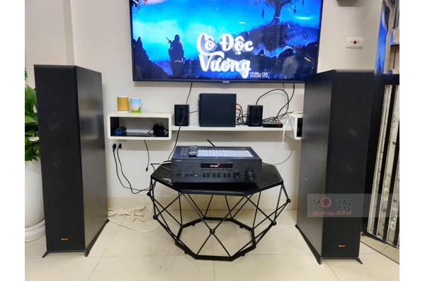 Lắp đặt dàn nghe nhạc cho anh Sỹ tại Hà Nội (Klipsch RP6000F, Yamaha R-N402)