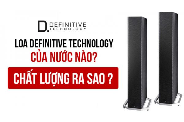 Loa Definitive Technology thương hiệu nổi tiếng đến từ USA