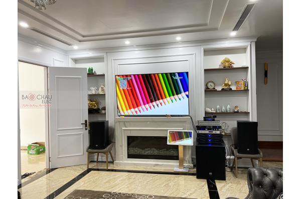 Lắp đặt dàn karaoke gia đình anh Chuyên tại Hải Phòng (CMAX 4112, Xli2500, KX180, 8010II, VM300..