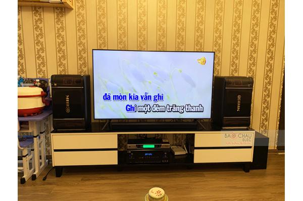 Lắp đặt dàn karaoke gia đình anh Quân tại Hà Nội (BIK BJ-S768, BJ-A88, BCE UGX12)