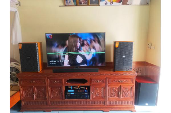 Lắp đặt dàn karaoke gia đình anh Quyền tại Hà Nội (Domus DK612, VM820A, BPR8500, SW612C, BJ-U550)