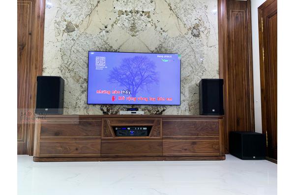 Lắp đặt dàn karaoke gia đình chị Thủy tại Hà Nội (CMAX 4112, Xli3500, KX180, A120P, VM200, 4TB Plus)