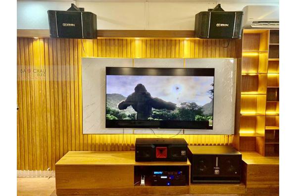 Lắp đặt dàn karaoke, nghe nhạc, xem phim 5.1 anh Trọng tại TP HCM(BJ-S768, BJ-S968, BP-S35, A300+..)