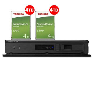 Combo Đầu Dune HD HD Max 4K + 2 Ổ Toshiba 4TB S300 - Kết nối 2 ổ gắn trong.