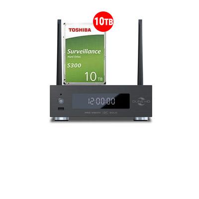 Combo Đầu Dune HD Pro Vision 4K Solo + Ổ Toshiba 10TB S300 - Kết nối Ổ gắn bên trong