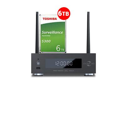 Combo Đầu Dune HD Pro Vision 4K Solo + Ổ Toshiba 6TB S300 - Kết nối Ổ gắn bên trong.