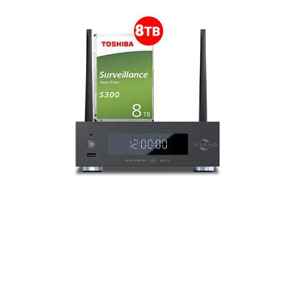 Combo Đầu Dune HD Pro Vision 4K Solo + Ổ Toshiba 8TB S300 - Kết nối Ổ gắn bên trong.