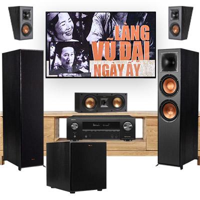 Dàn âm thanh 5.1 xem phim nghe nhạc BC-XPNN18 (Klipsch R-620F+ R-41SA+ R25C+ R100SW+ Denon AVR-X2500H)