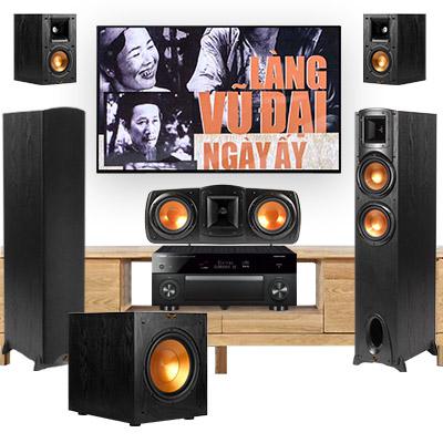 Dàn âm thanh xem phim 5.1 BC-07 (Klipsch Synergy F200-C200-B100+ Klipsch Label SUB-100+ Yamaha RX A1080)