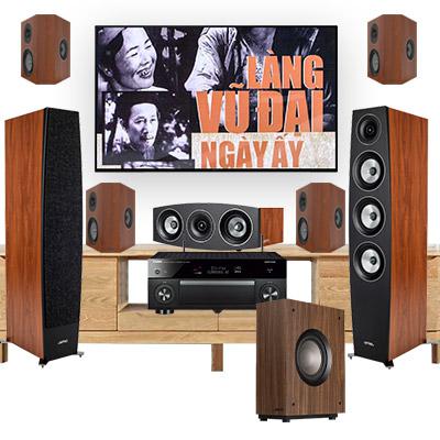 Dàn âm thanh xem phim 5.1 BC-20 (Jamo C97 II+ C9 SUR II+ C9 CEN II+ Jamo S810+ Yamaha RX A1080)
