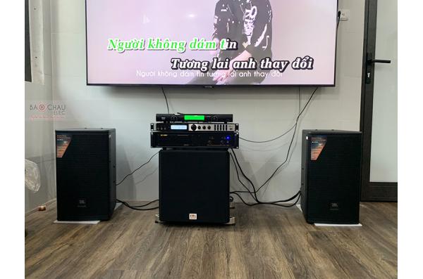Lắp đặt dàn karaoke anh Chung tại Hà Nội (JBL MTS10, VM420A, X6 Luxury, SW512B, U900 Plus X)