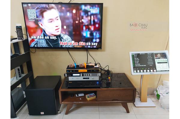 Lắp đặt dàn karaoke anh Phương tại Hà Nội (BMB 880SE, VM620A, X6 Luxury, SW512B, UGX12 Gold...)