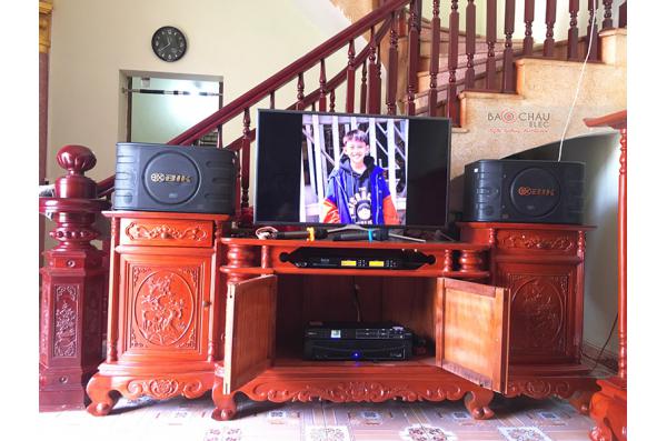 Lắp đặt dàn karaoke gia đình anh Cường tại Bắc Ninh (BJ-S668, APP MZ-46, DSP9000 Plus, U900 Plus)