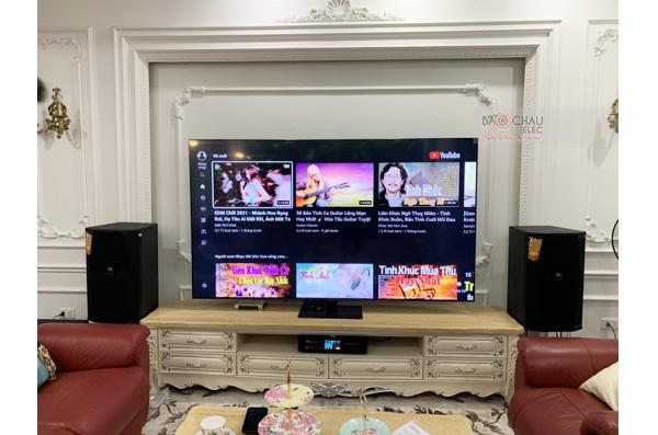 Lắp đặt dàn karaoke gia đình anh Dũng tại Hà Nội (JBL XS12, BKSound DKA 8500, JBL A120P)